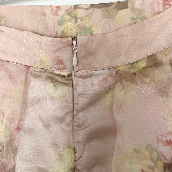 Chi Chi London Pastel Floral Full Midi Skirt - Picture 5 of 5